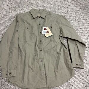 Woolrich Women’s Canvas Button down top Small